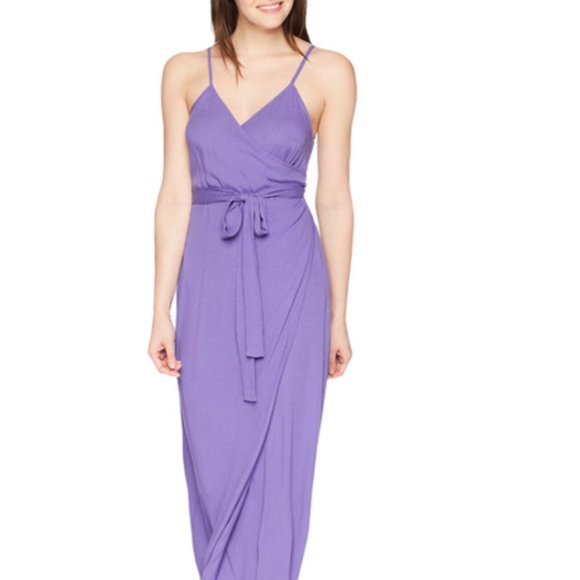 Mara Hoffman Dresses & Skirts - MARA HOFFMAN Naya lilac wrap dress / swim cover-up